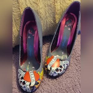 Ed Hardy 'Love Kills Slowly' Heels